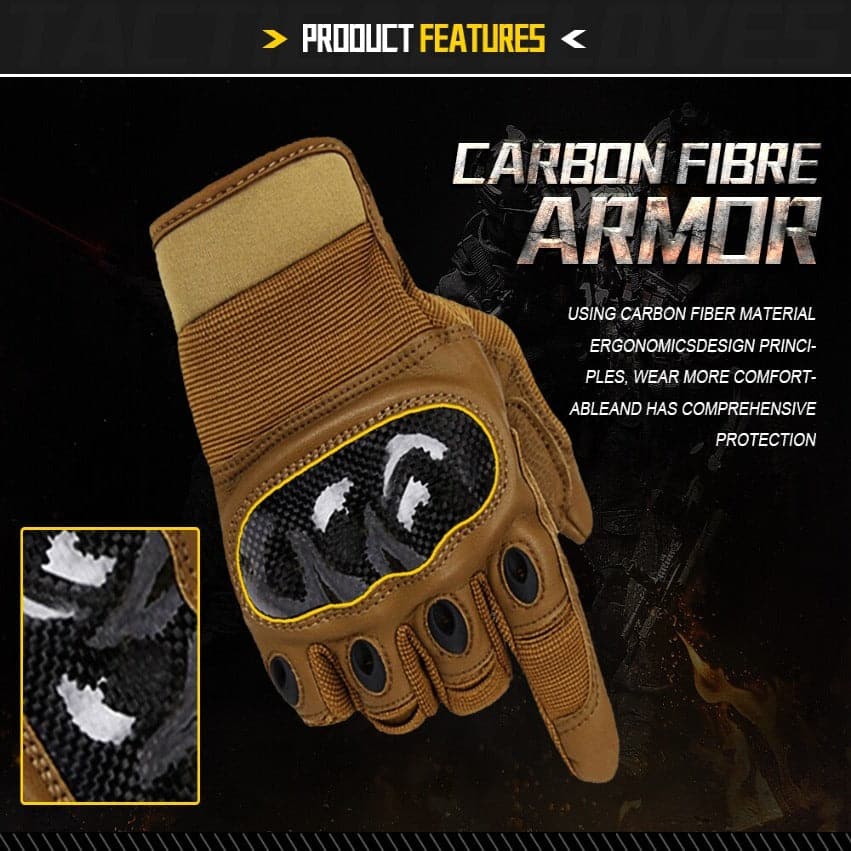 Outdoor Sports Tactical Gloves Full Finger