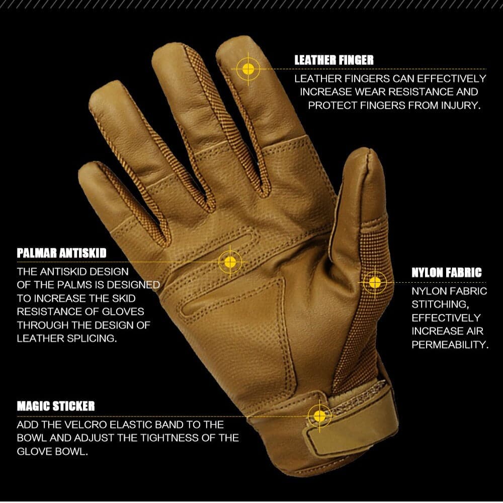 Outdoor Sports Tactical Gloves Full Finger