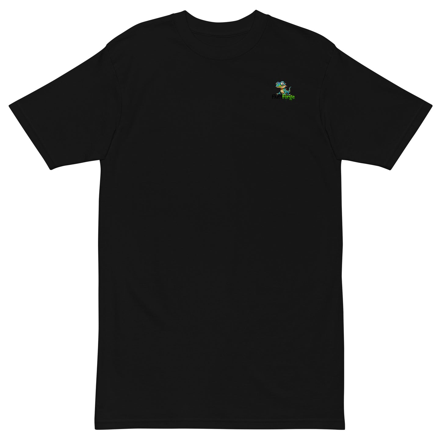 Alberta Independence Premium Heavyweight Tee in black - front view