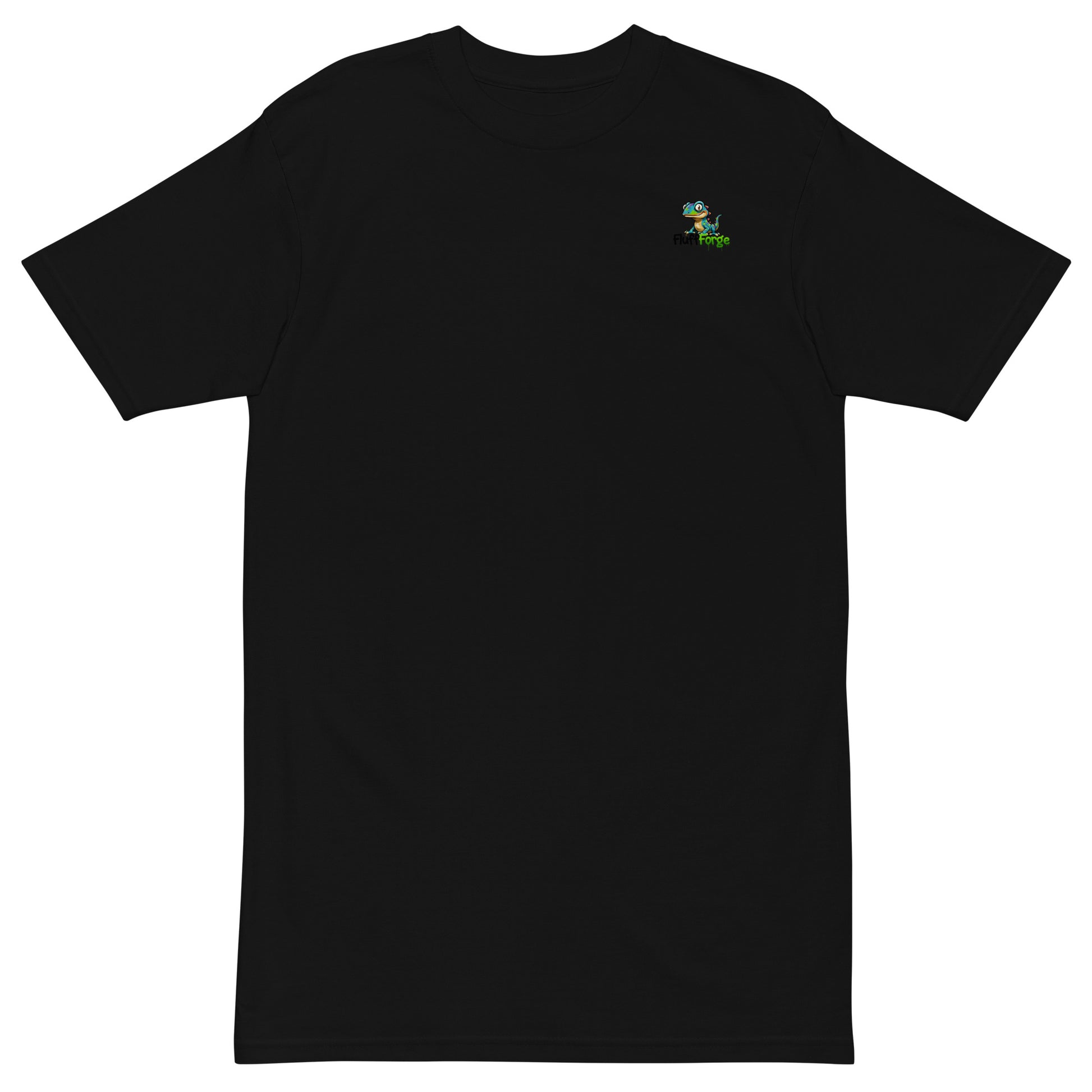 Alberta Independence Premium Heavyweight Tee in black - front view