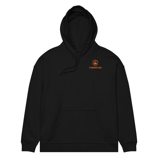 CyberWylde Campfire Hoodie in black - front view