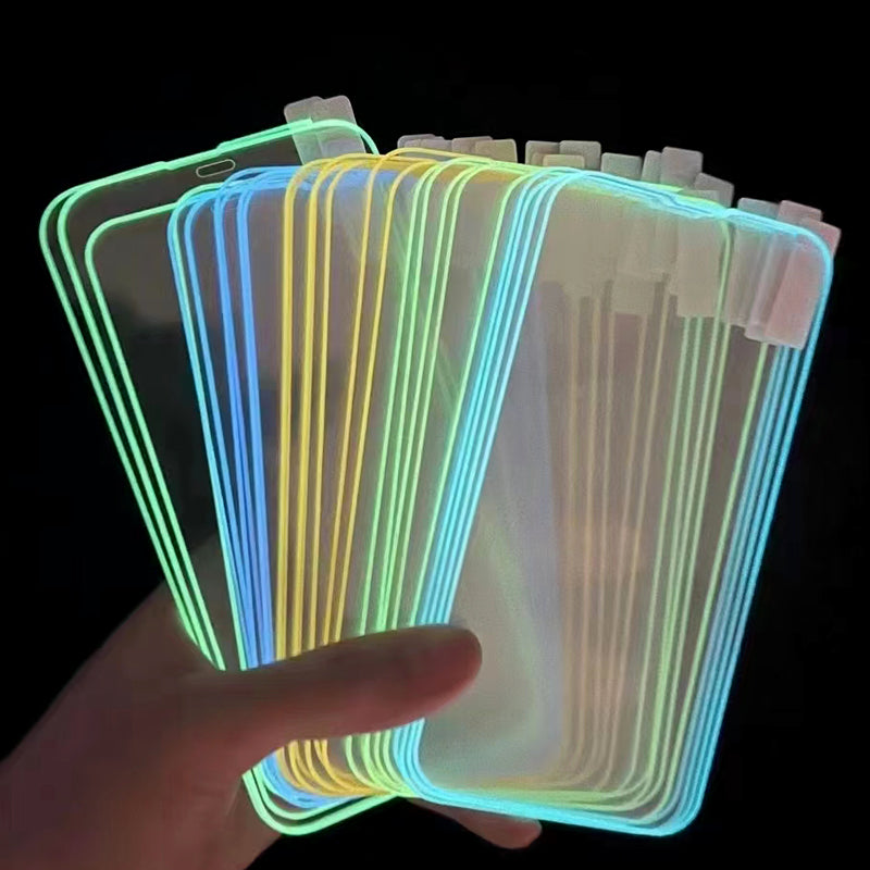 1pc Luminous Tempered Glass Protector